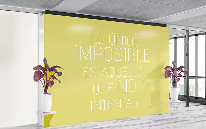 Pared rotulada | Rotulación comercial | Wrapprint360